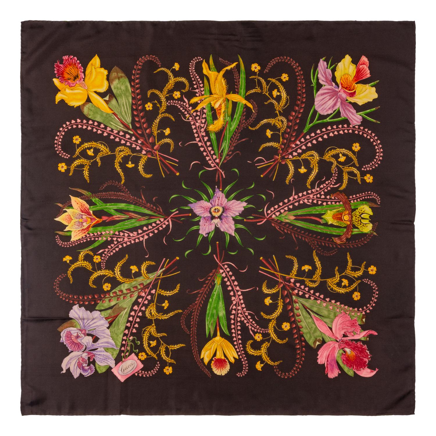 Four Gucci Scarves