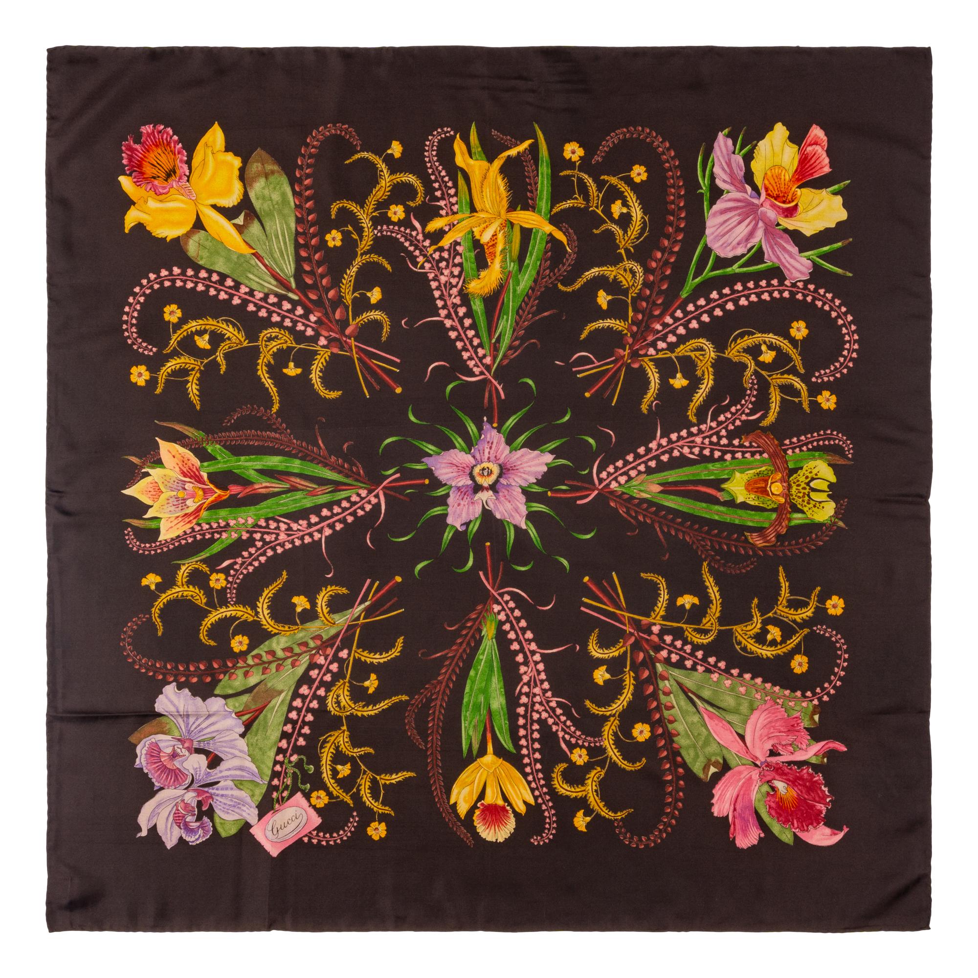 Four Gucci Scarves