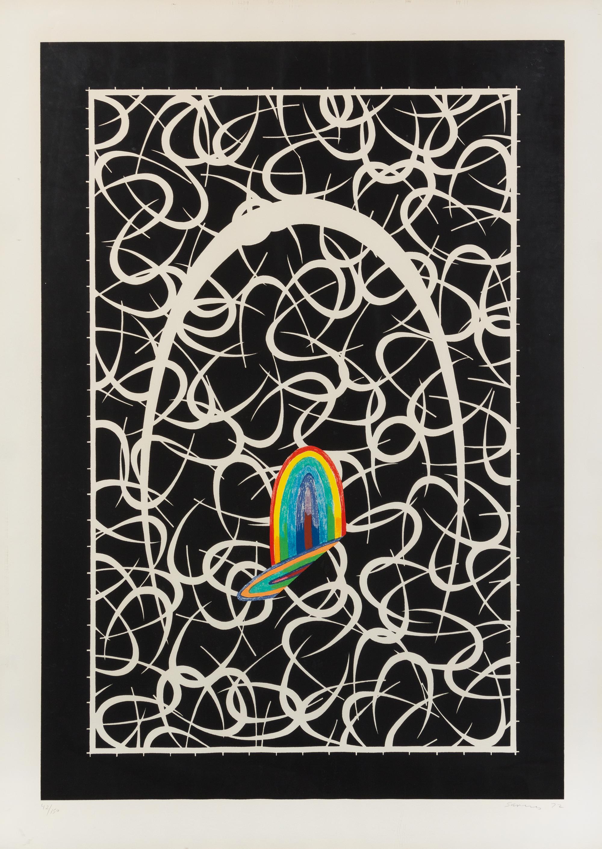 Lucas Samaras, (American, b. 1927), Ribbon and Hook, 1972 (a pair of works)