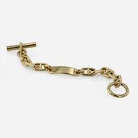 An 18K Yellow Gold Hermes "Chaine D'Ancre" Link Bracelet