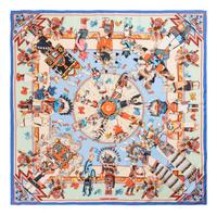 Hermès Scarf with Kermit Oliver Print