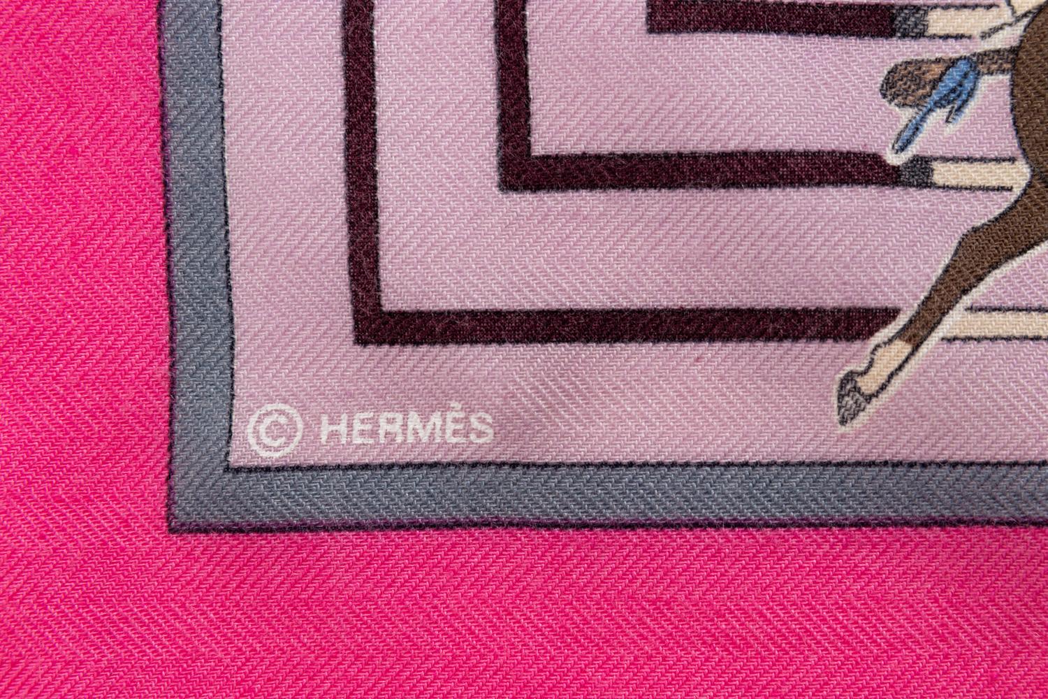 Hermès 140cm Cashmere & Silk Shawl, Kermit Oliver