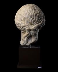 A Roman Marble Head of a Goddess