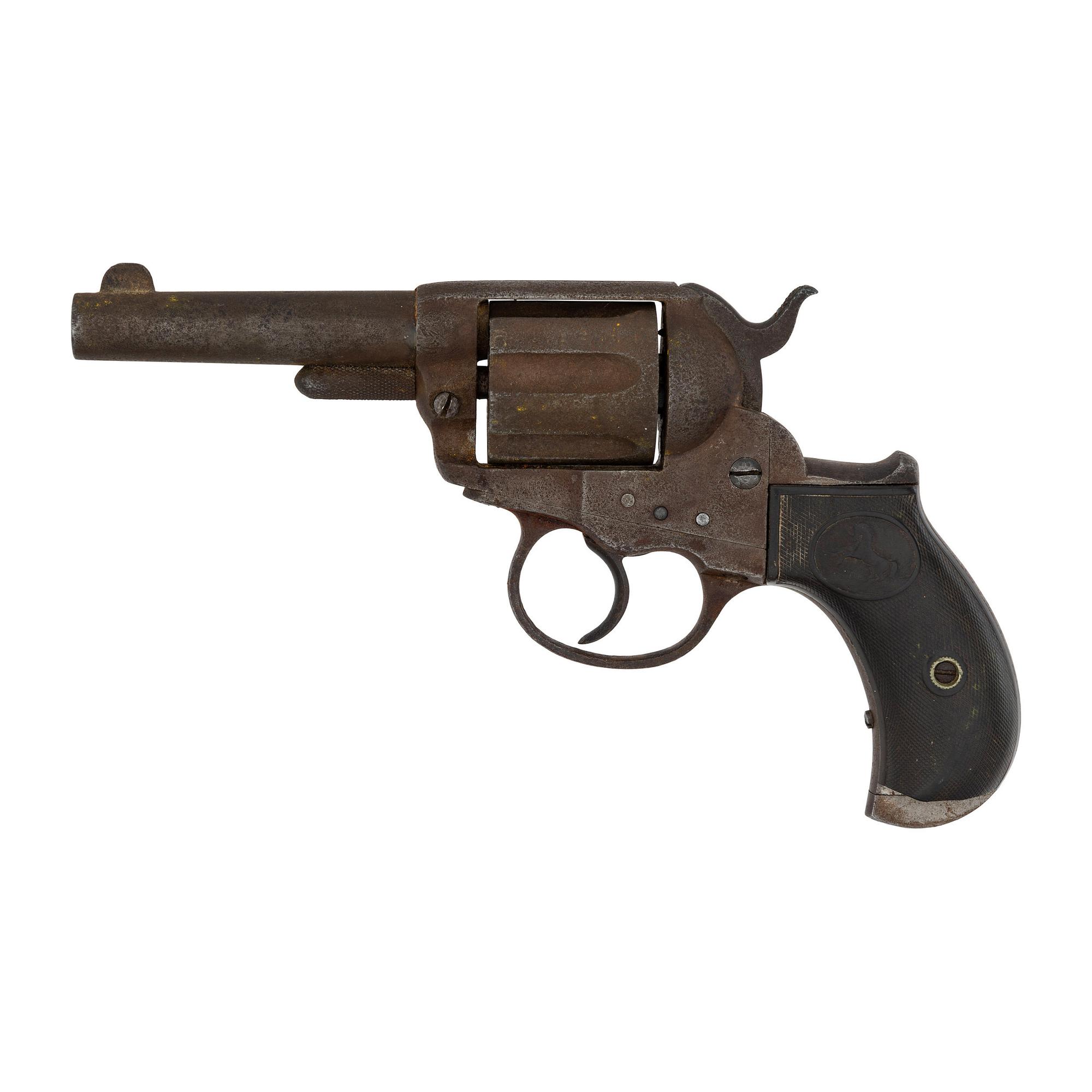 Colt Model 1877 Thunderer With Native Beaded Holster