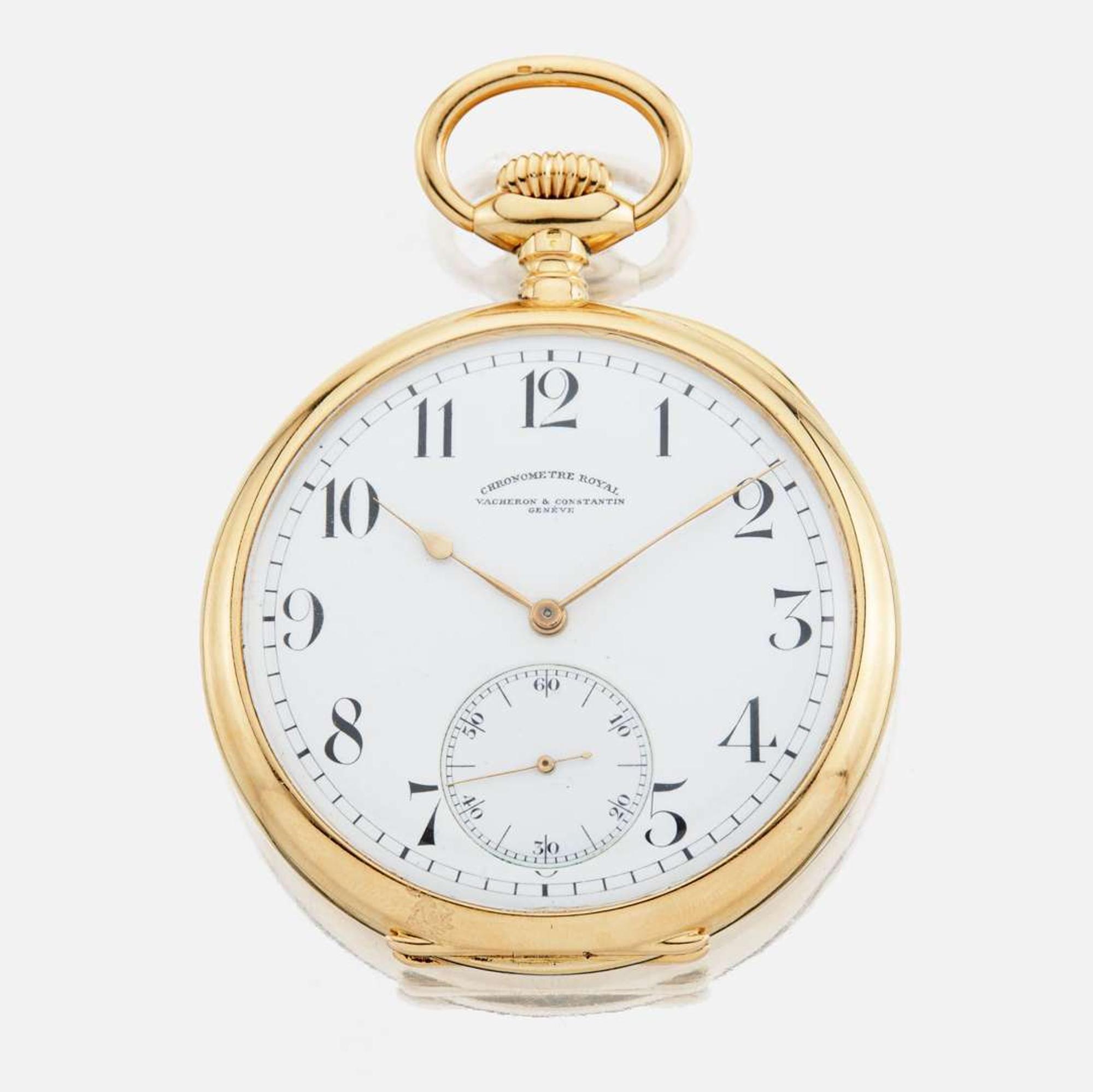 An openface pocket watch, Vacheron & Constantin