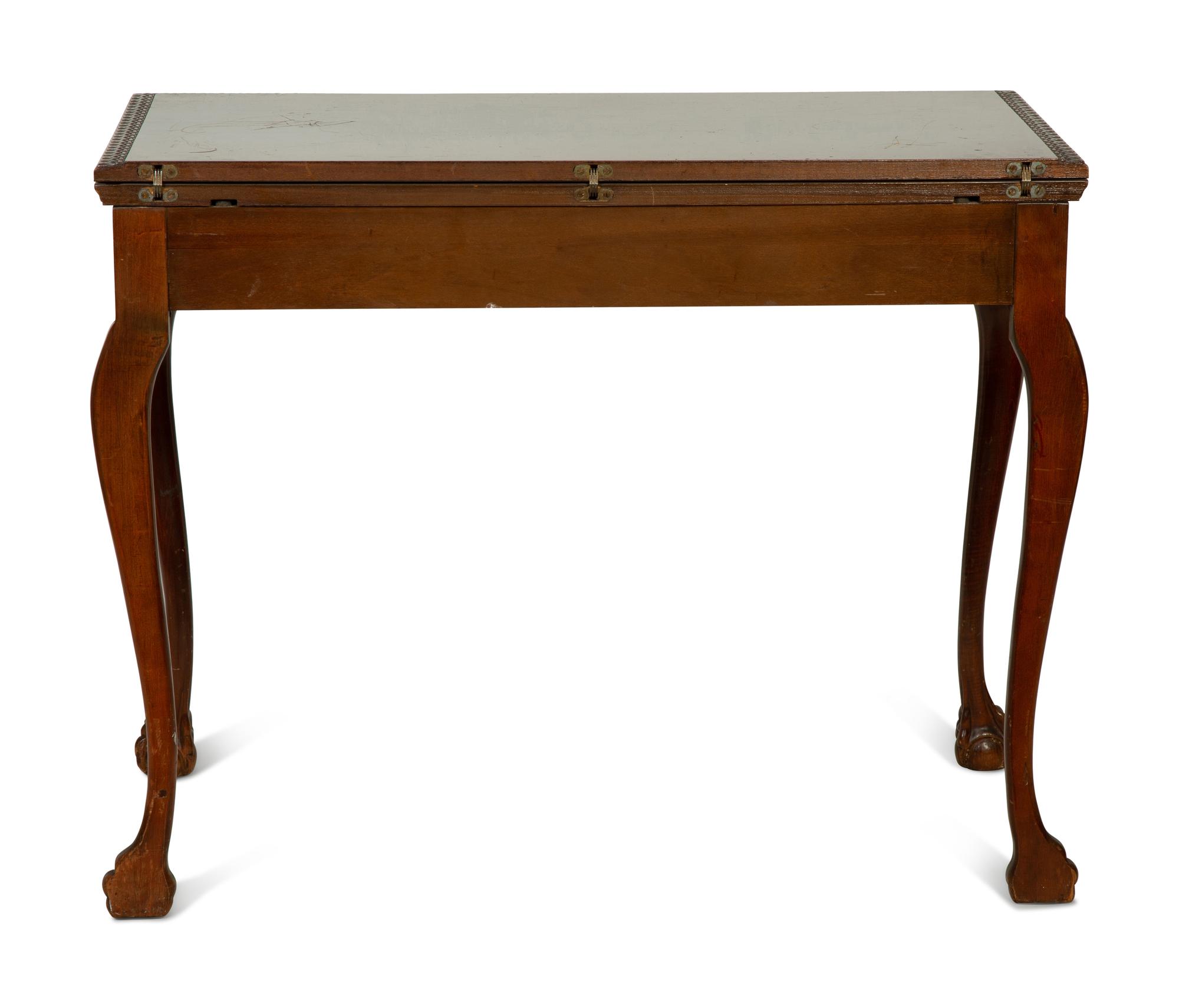 A George II Style Mahogany Flip-Top Table