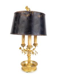 A Louis XV Style Gilt Bronze Bouilotte Lamp — 19TH CENTURY