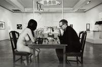 Marcel Duchamp Playing Chess with a Nude Eve Babitz