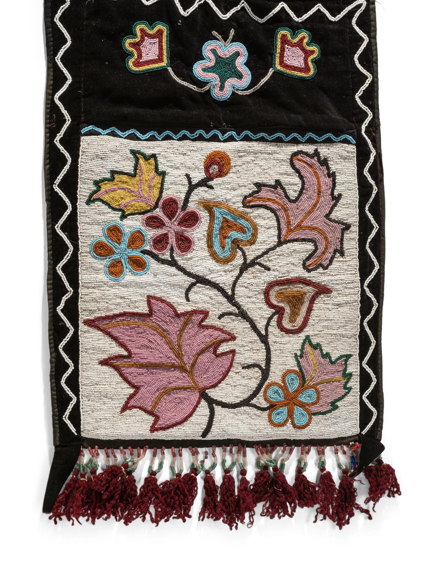Anishinaabe Beaded Bandolier Bag