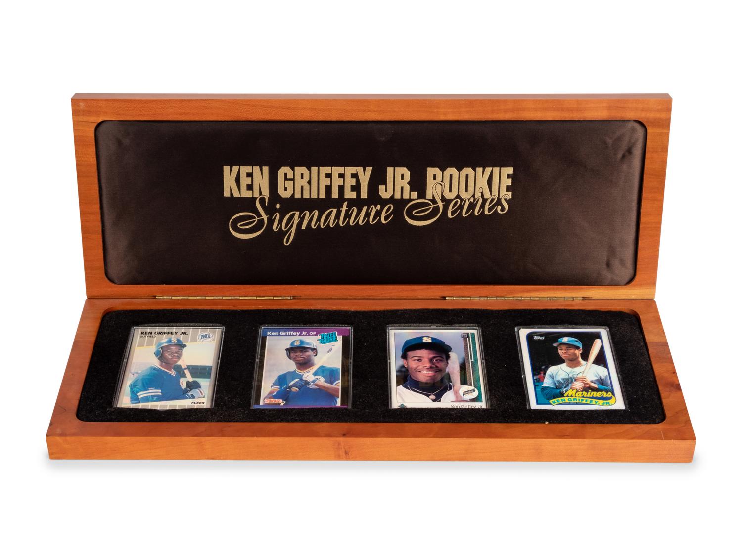 A Ken Griffey Jr. Signature Series Set of Baseball Cards,