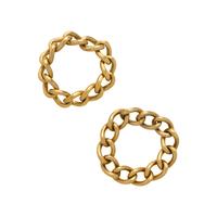 Convertible Yellow Gold Curb Link Necklace
