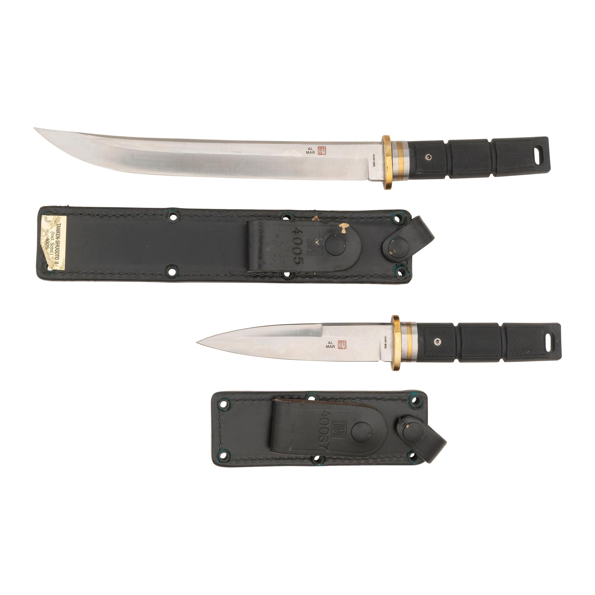 Lot of Two Al Mar Tactical Knives