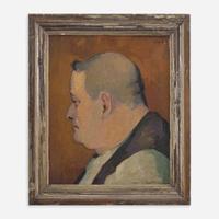 August Mosca (American/Italian, 1909–2002) Portrait of Joseph Stella