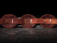 Large Sterling Silver and Turquoise Concha Belt