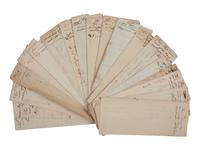 [WAR OF 1812]. Manuscript archive identified to French-American Naval Surgeon Dr. Peter (née Pierre) St. Medard (1775/6-1822) related to his Navy service from 1804-1814.
