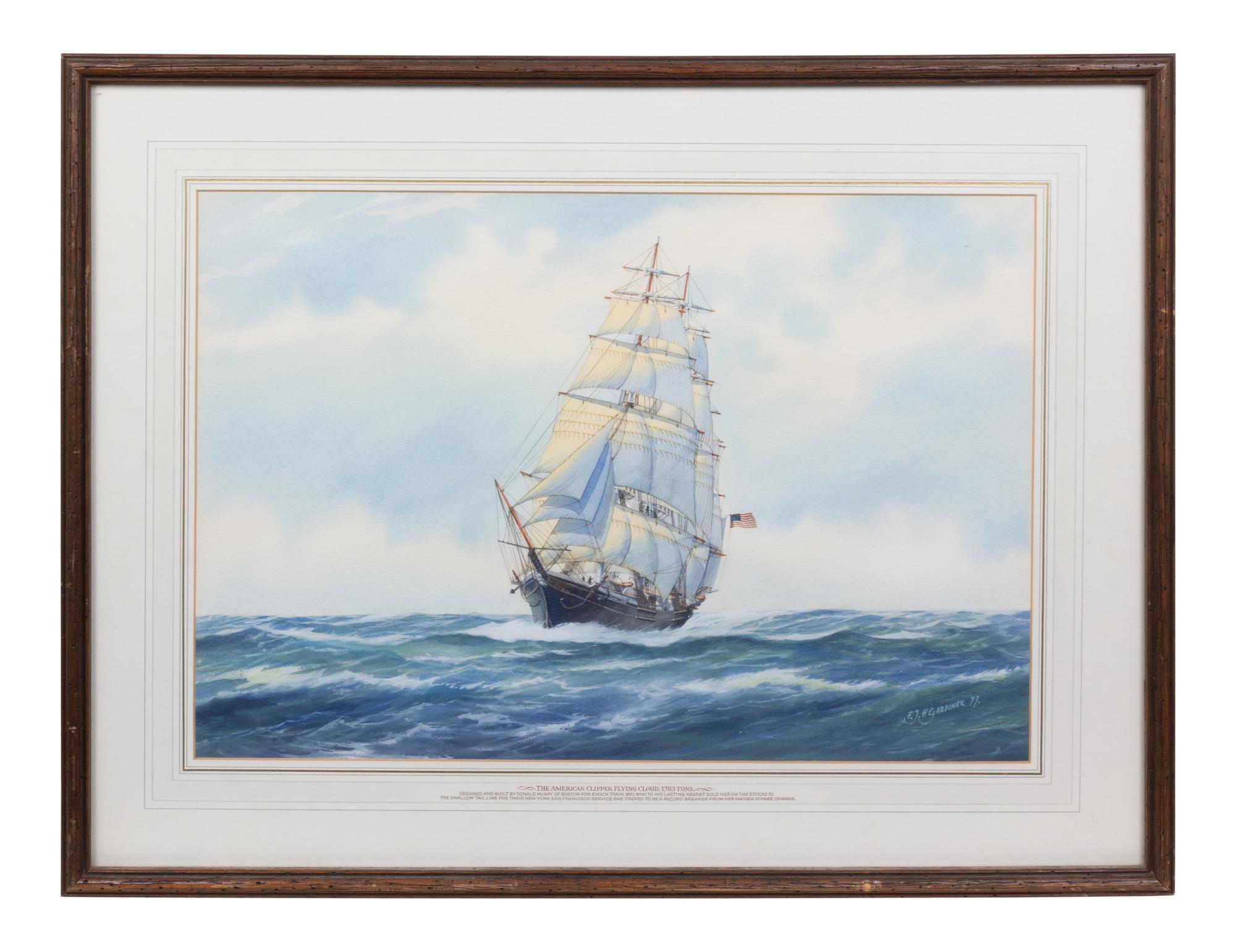 A Pair of F H Gardiner Watercolors