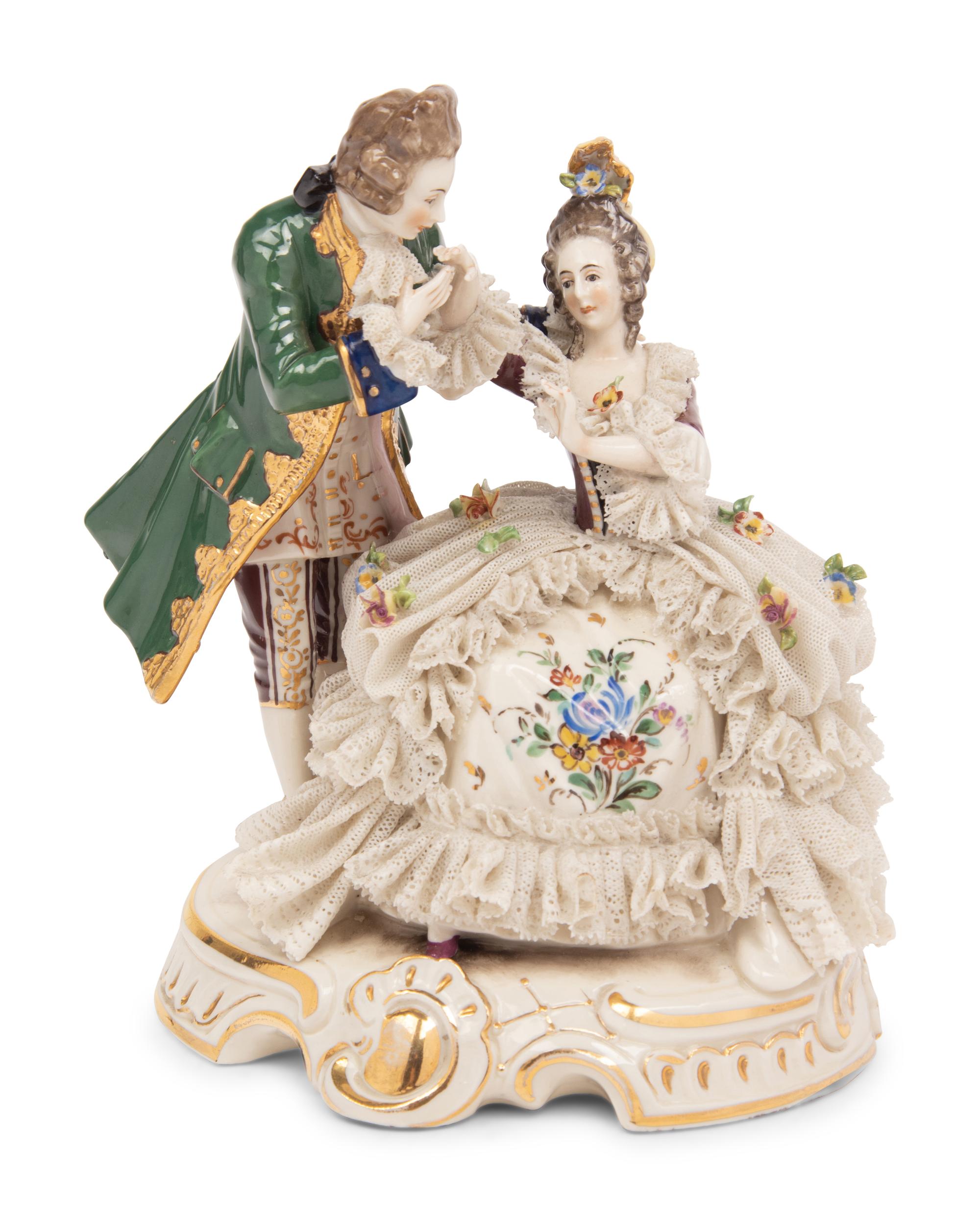A Group of Five German Porcelain Figures