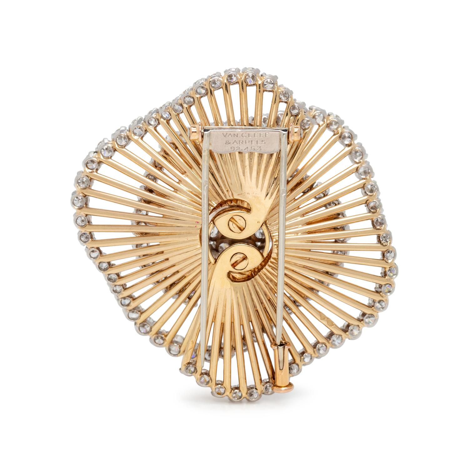 VAN CLEEF & ARPELS, DIAMOND 'CHEVEUX D'ANGE' BROOCH