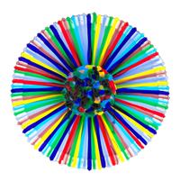 A Studio Glass Plate Diameter 13 3/4 inches. — STUDIO K, 1996