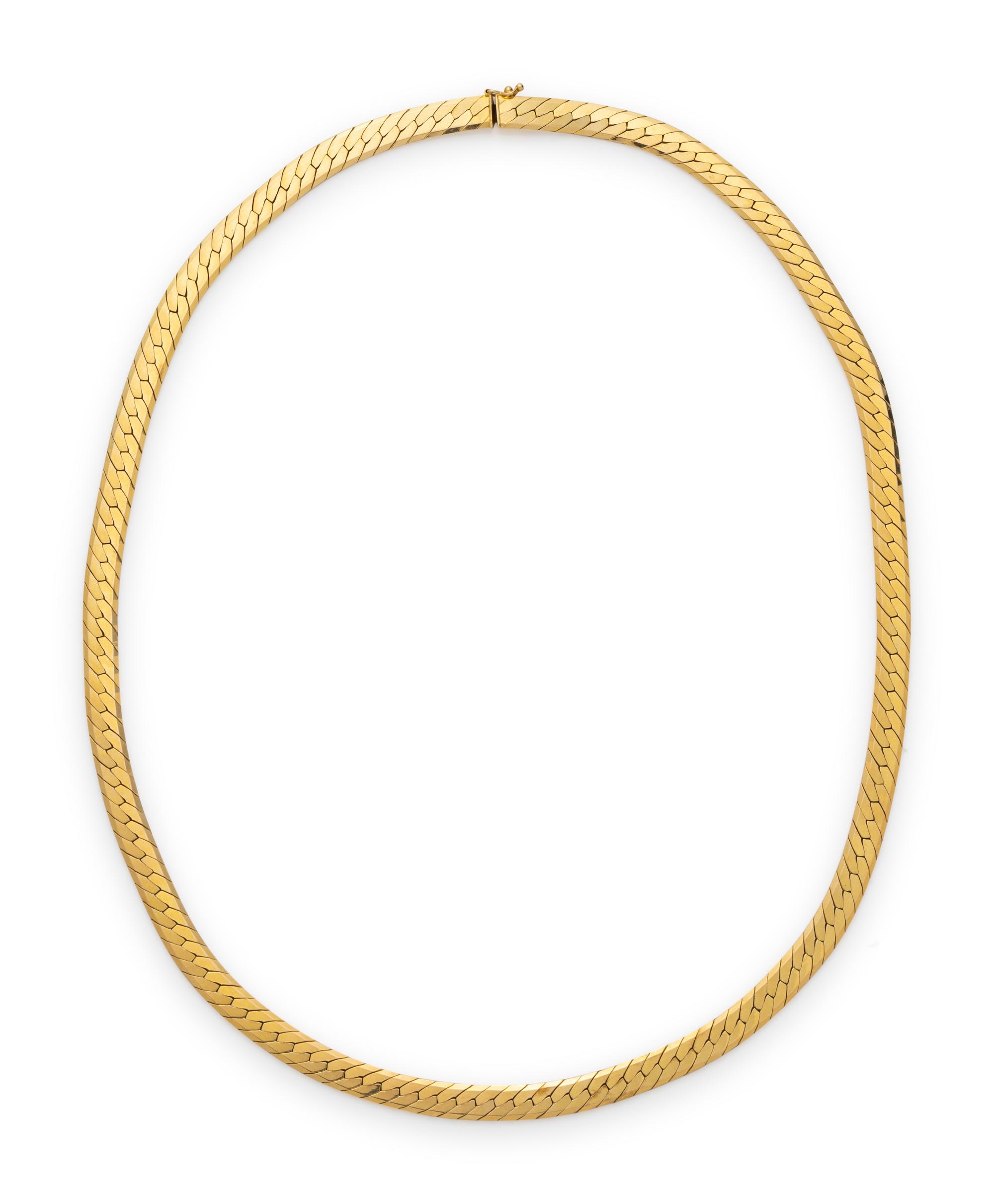 YELLOW GOLD NECKLACE