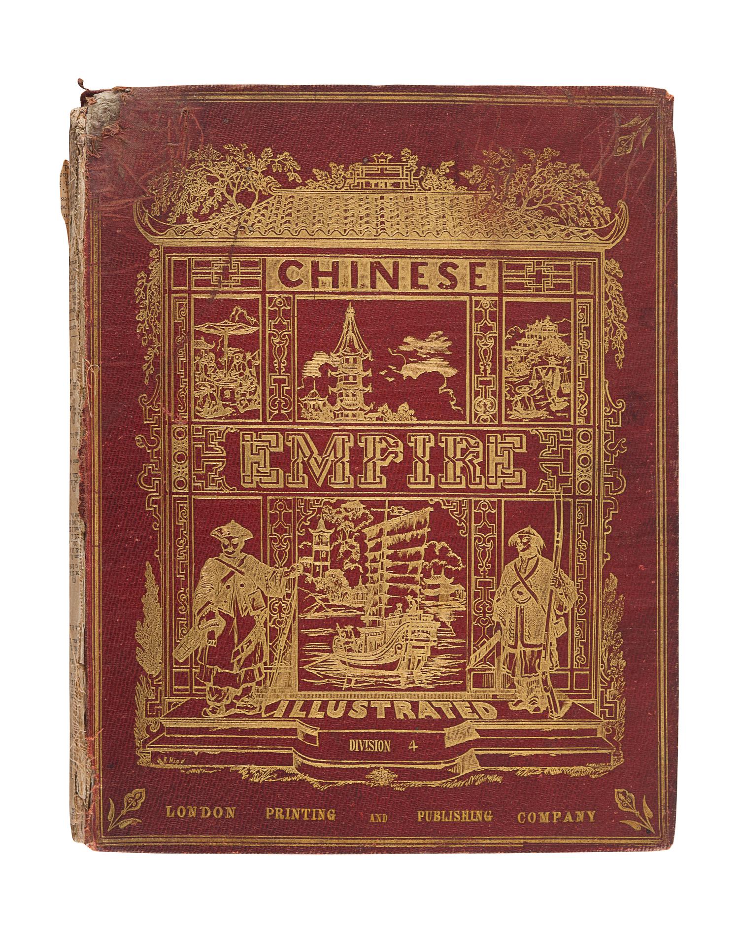 [CHINA -- TRAVEL & EXPLORATION]. ALLOM, Thomas (1804-1872), illustrator. -- WRIGHT, George Newenham (1794-1877). China in a Series of Views, Displaying the Scenery, Architecture, and Social Habits, of that Ancient Empire. London: Fisher, Son & Co., preface dated 1843.