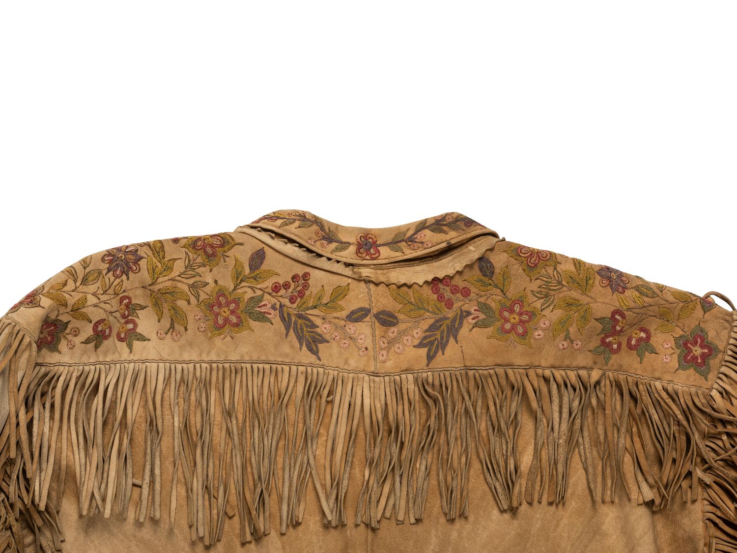 Metis Embroidered Hide Jacket