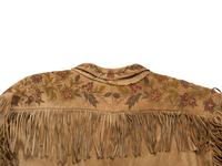 Metis Embroidered Hide Jacket