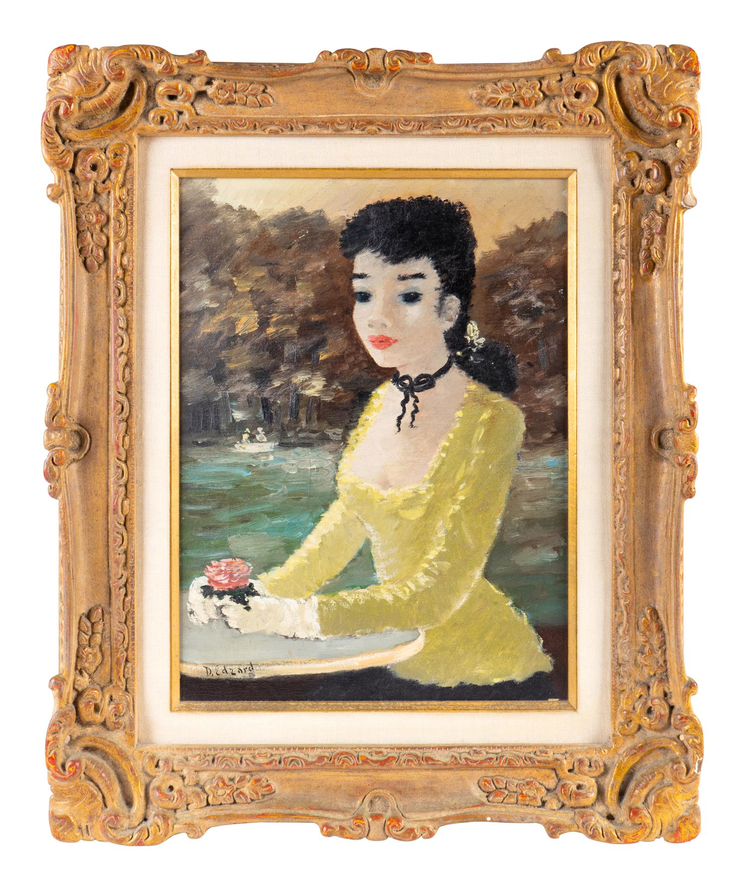 Young Girl in Yellow Dress