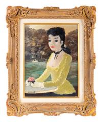 Young Girl in Yellow Dress