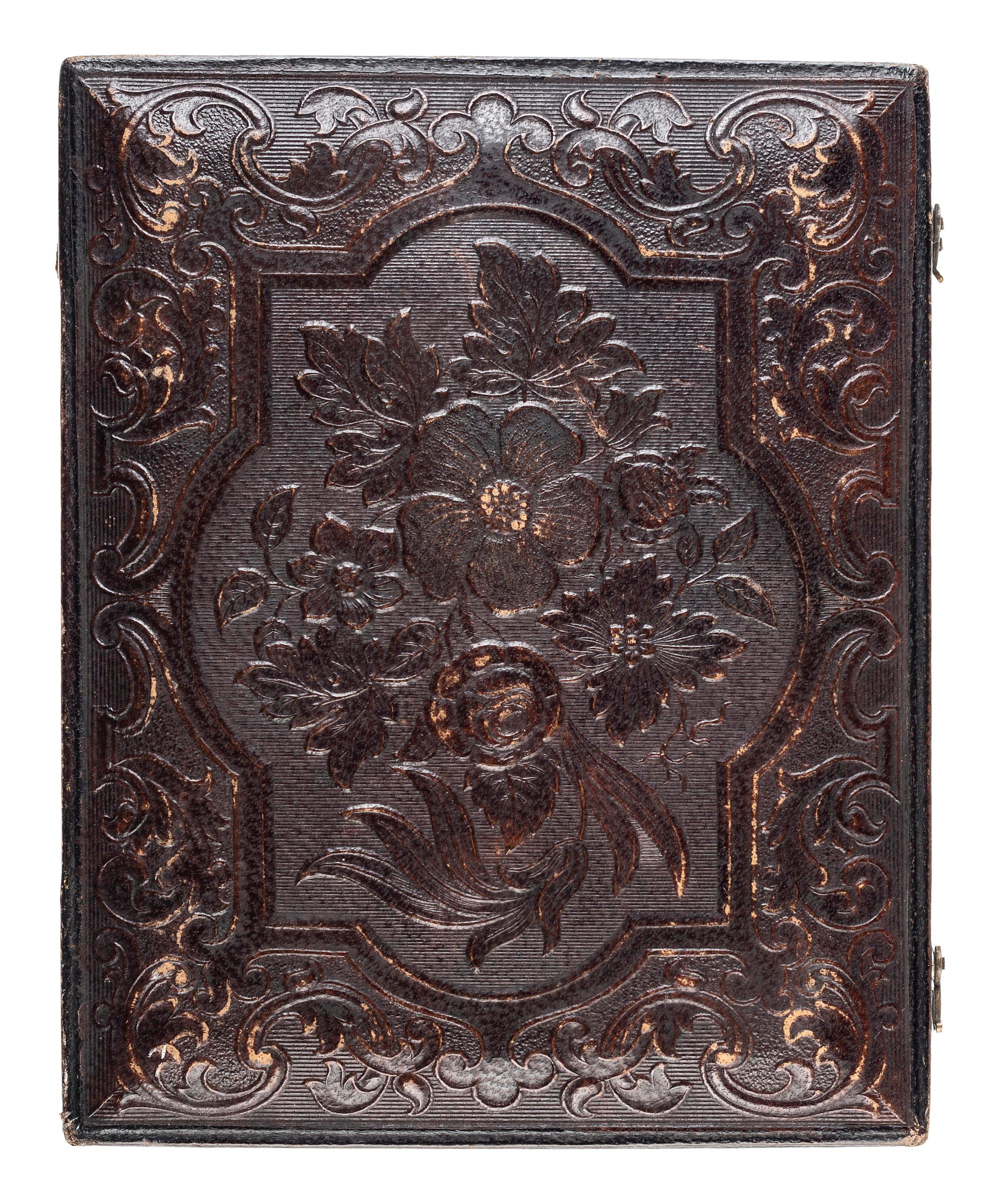 [EARLY PHOTOGRAPHY] -- [MILITARIA]. A group of 3 daguerreotypes of uniformed soldiers.
