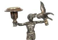 A German Silver-Plate Smoking Stand
