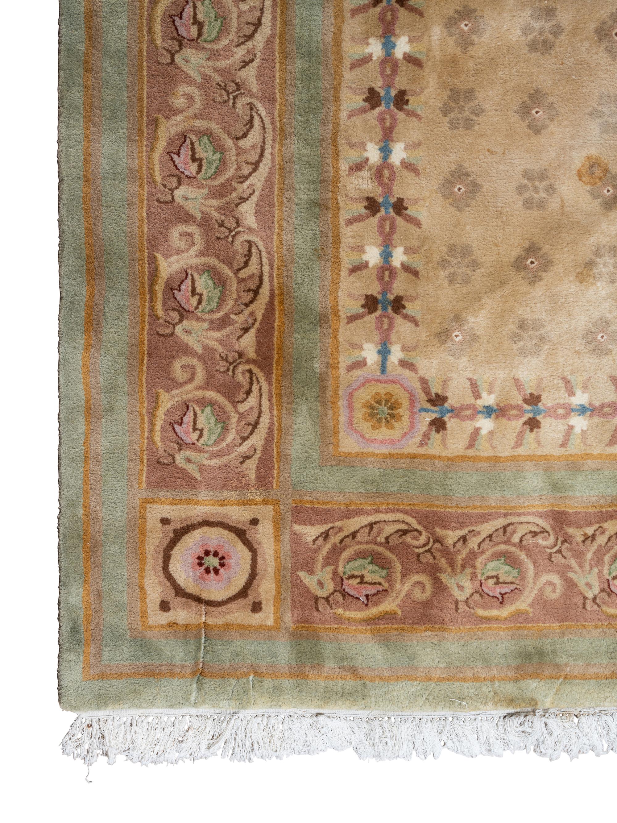 A Savonnerie Style Wool Rug