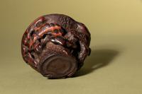 A Chinese Carved Bamboo 'Pine' Libation Cup