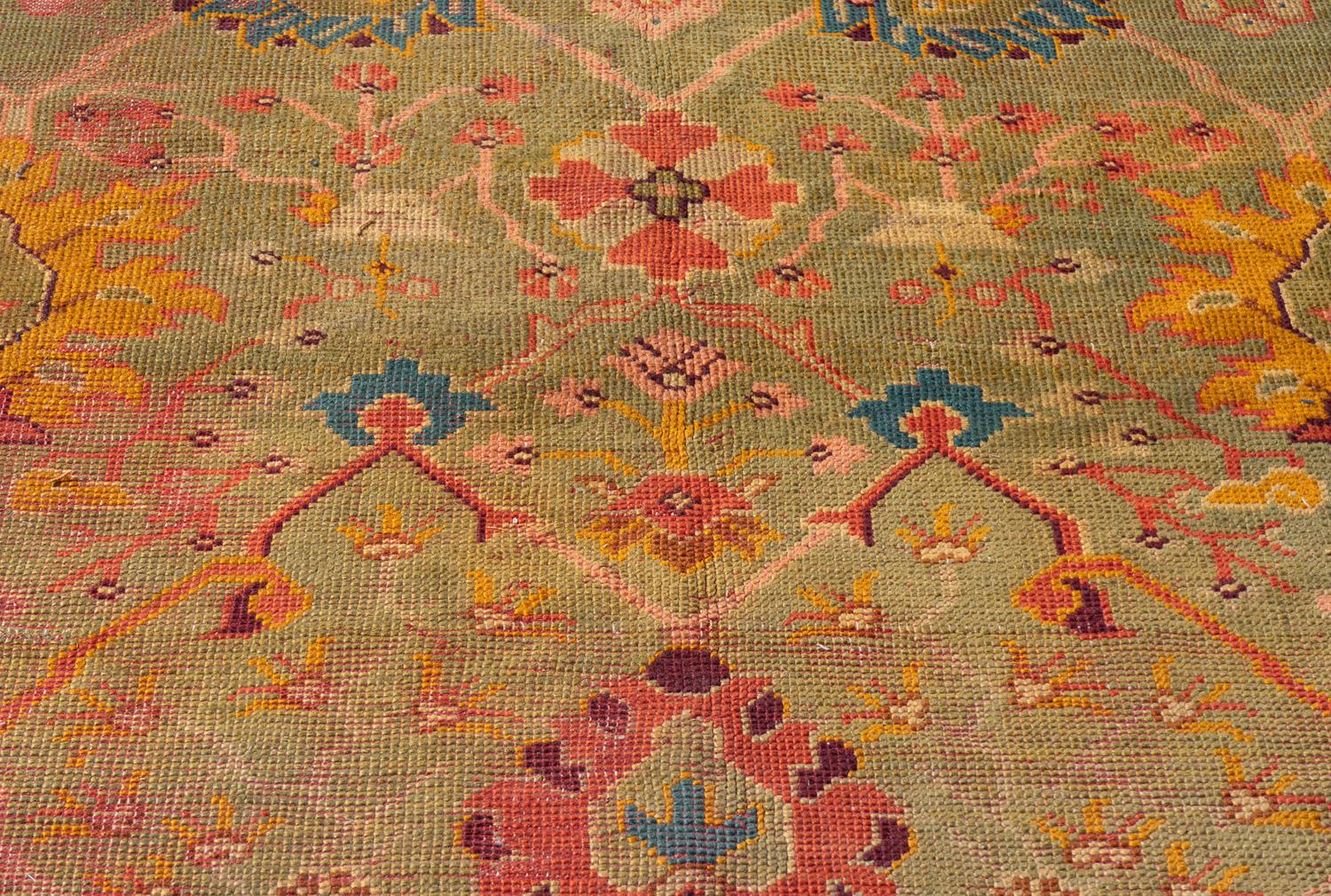An Oushak Wool Rug