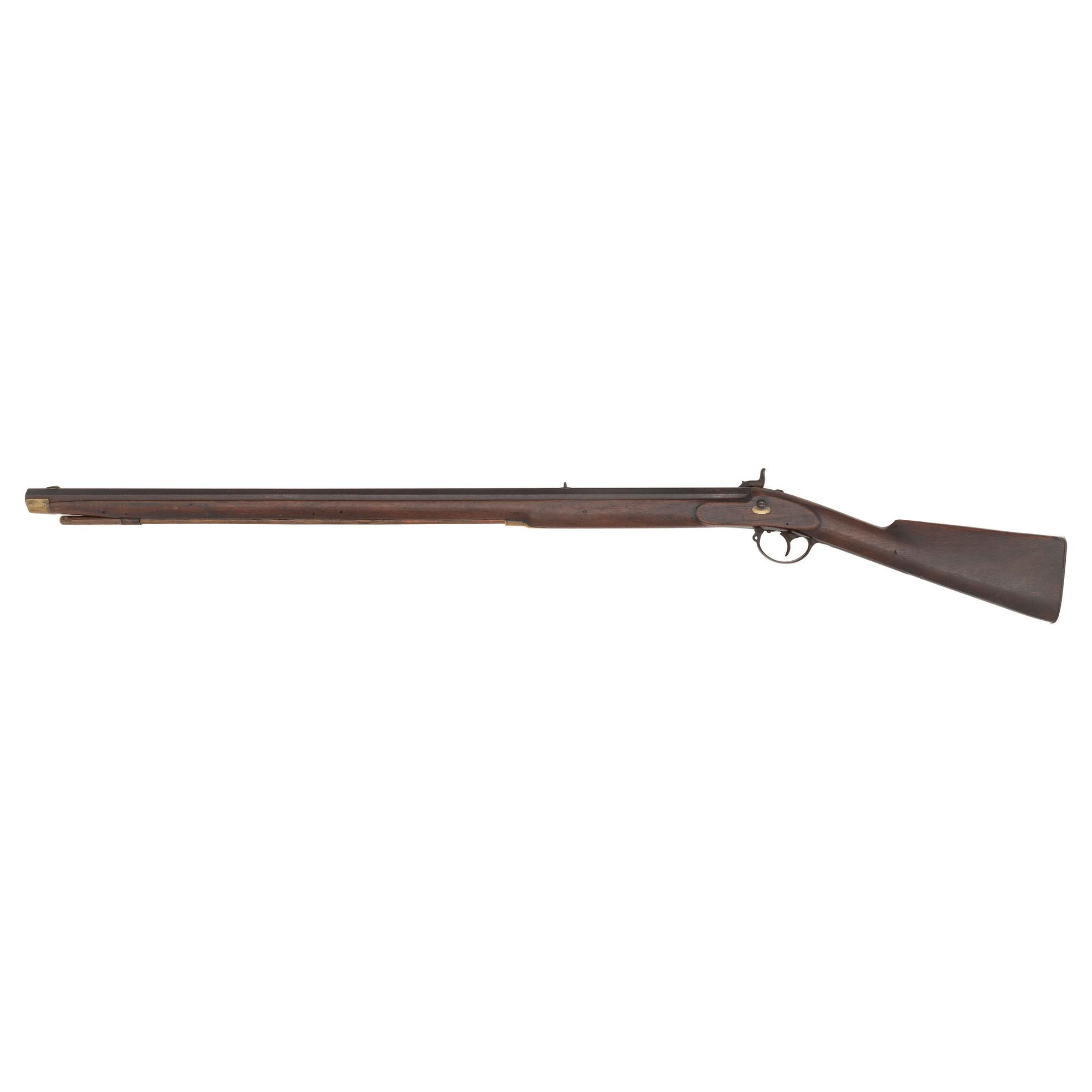 Large Bore Fullstock Percussion Plains Rifle by Leman