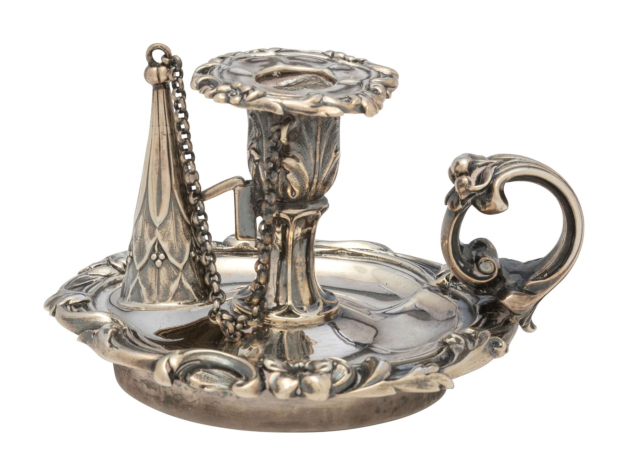 A William IV Silver Chamber Stick