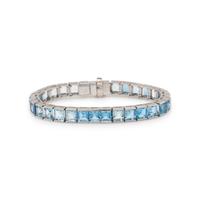 AQUAMARINE LINE BRACELET