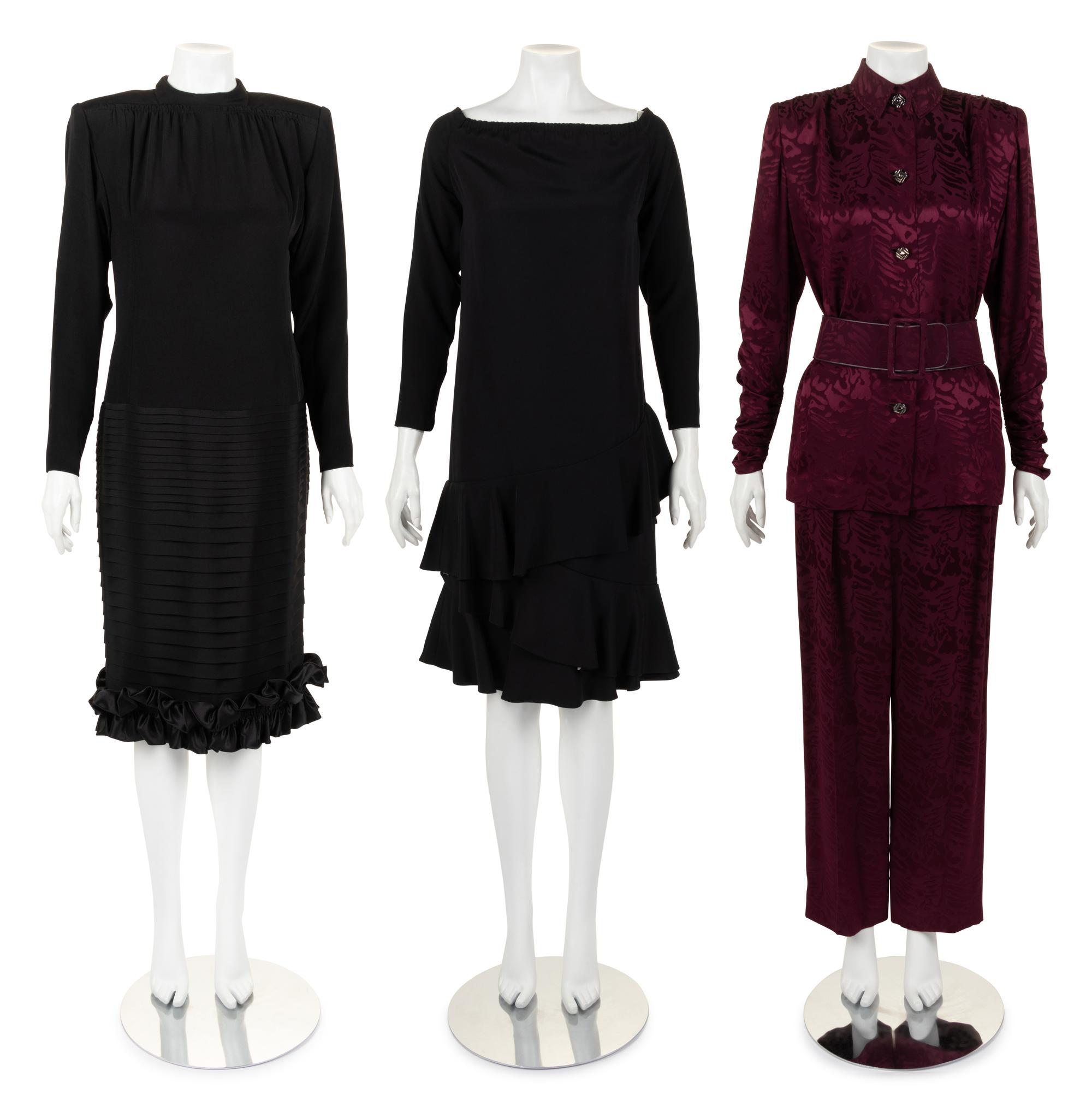 Three Galanos Ensembles, 1980s