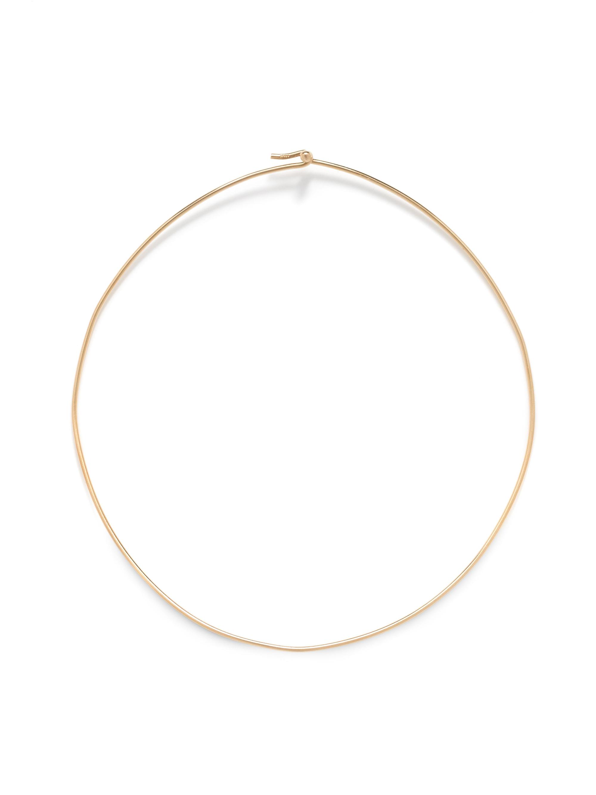 YELLOW GOLD COLLAR NECKLACE