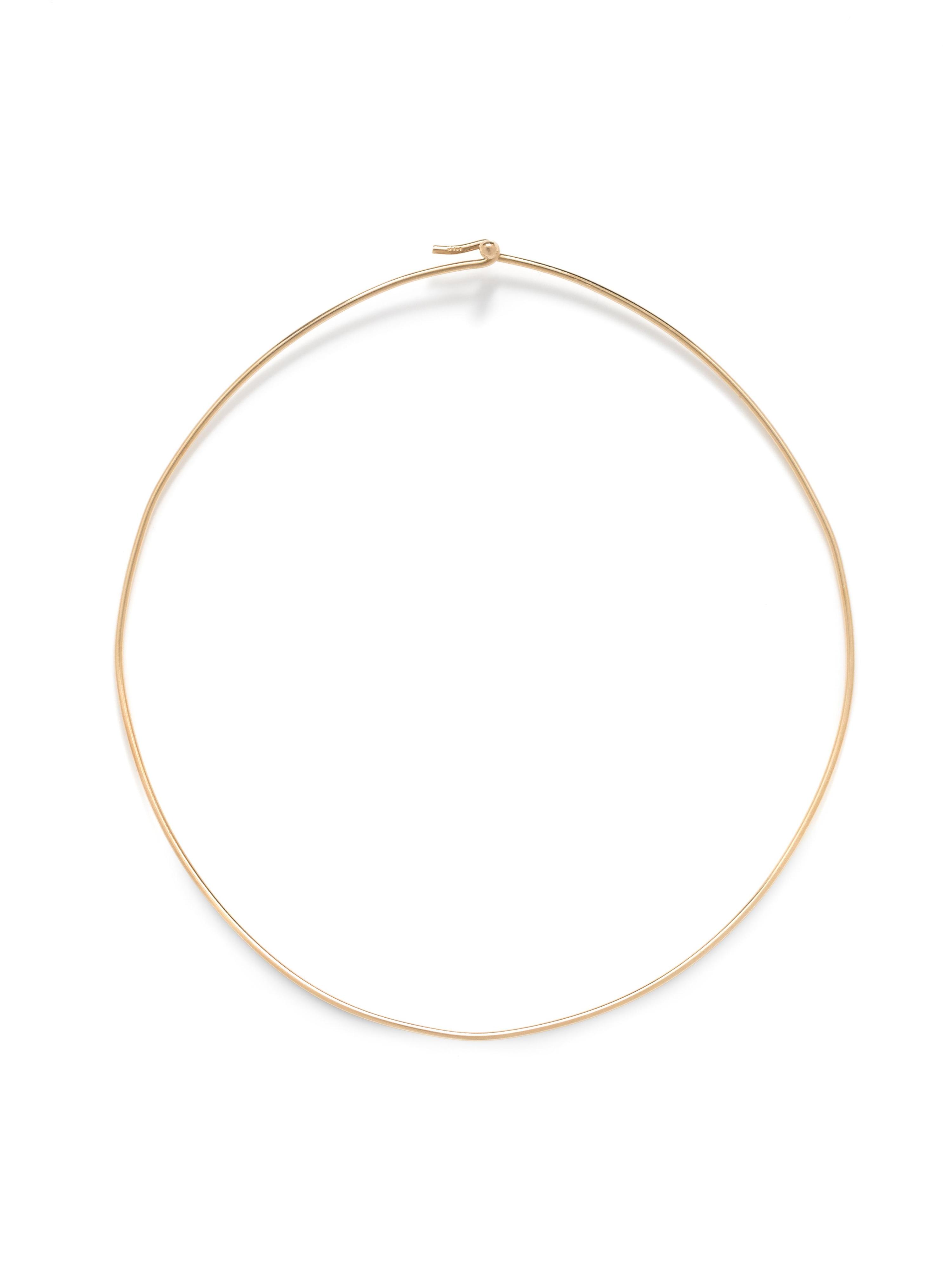 YELLOW GOLD COLLAR NECKLACE