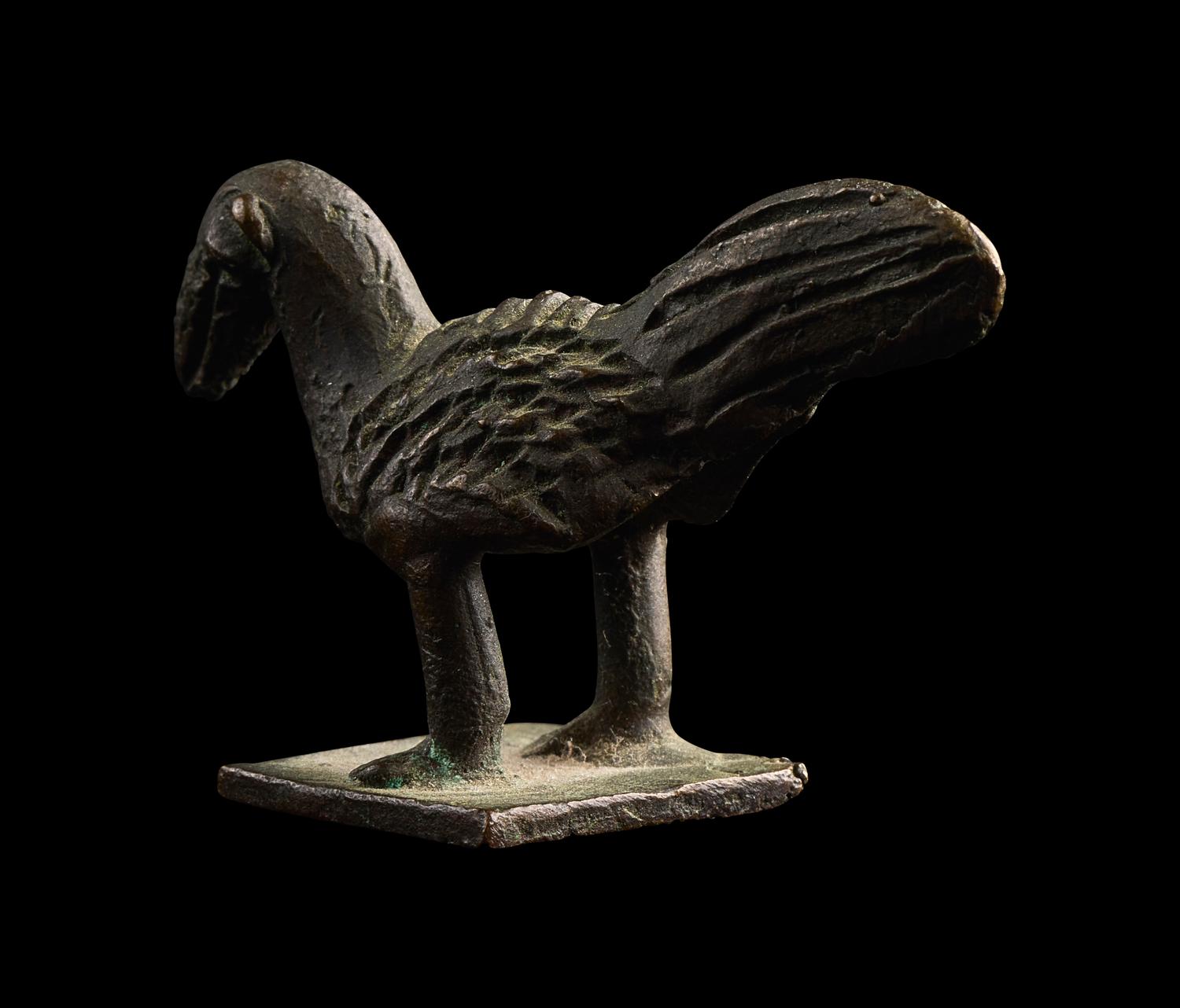 A Roman Bronze Cockerel