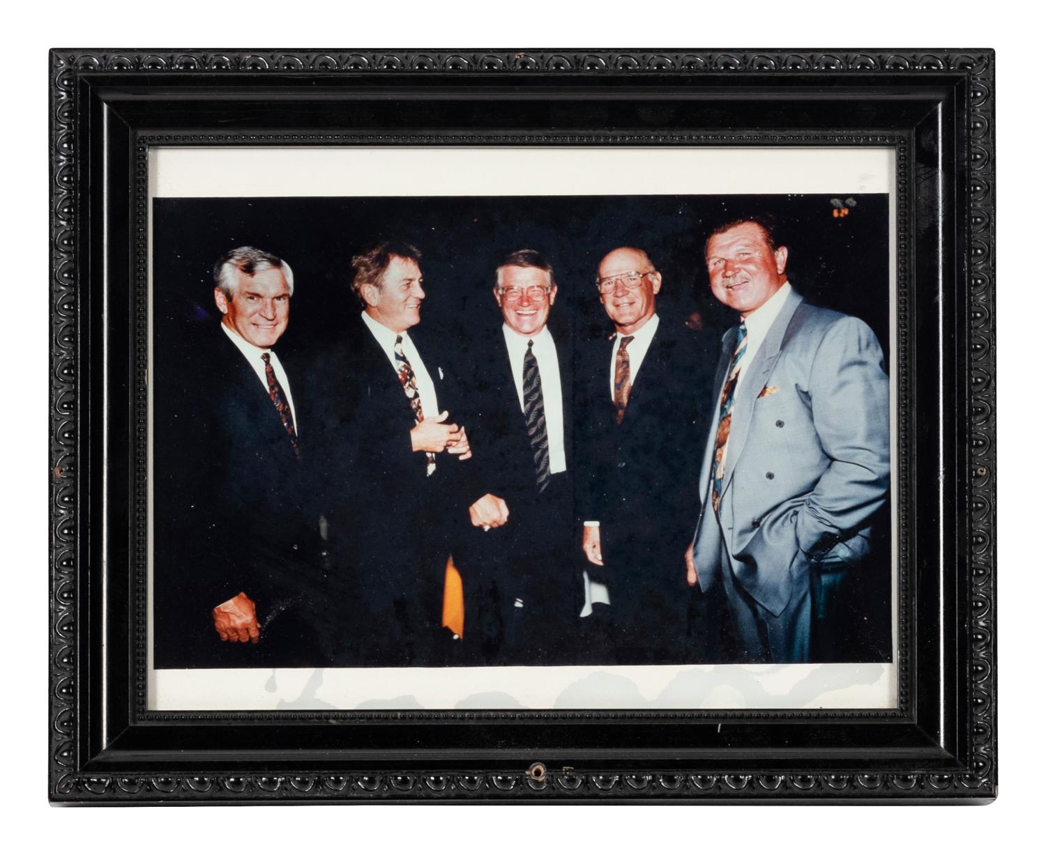 A Group of Six Photographs Depicting Mike Ditka with Dallas Cowboys Formerly Displayed at Mike Ditka’s Restaurant