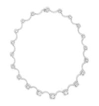 An 18 Karat White Gold and Diamond Necklace, 25.90 dwts.