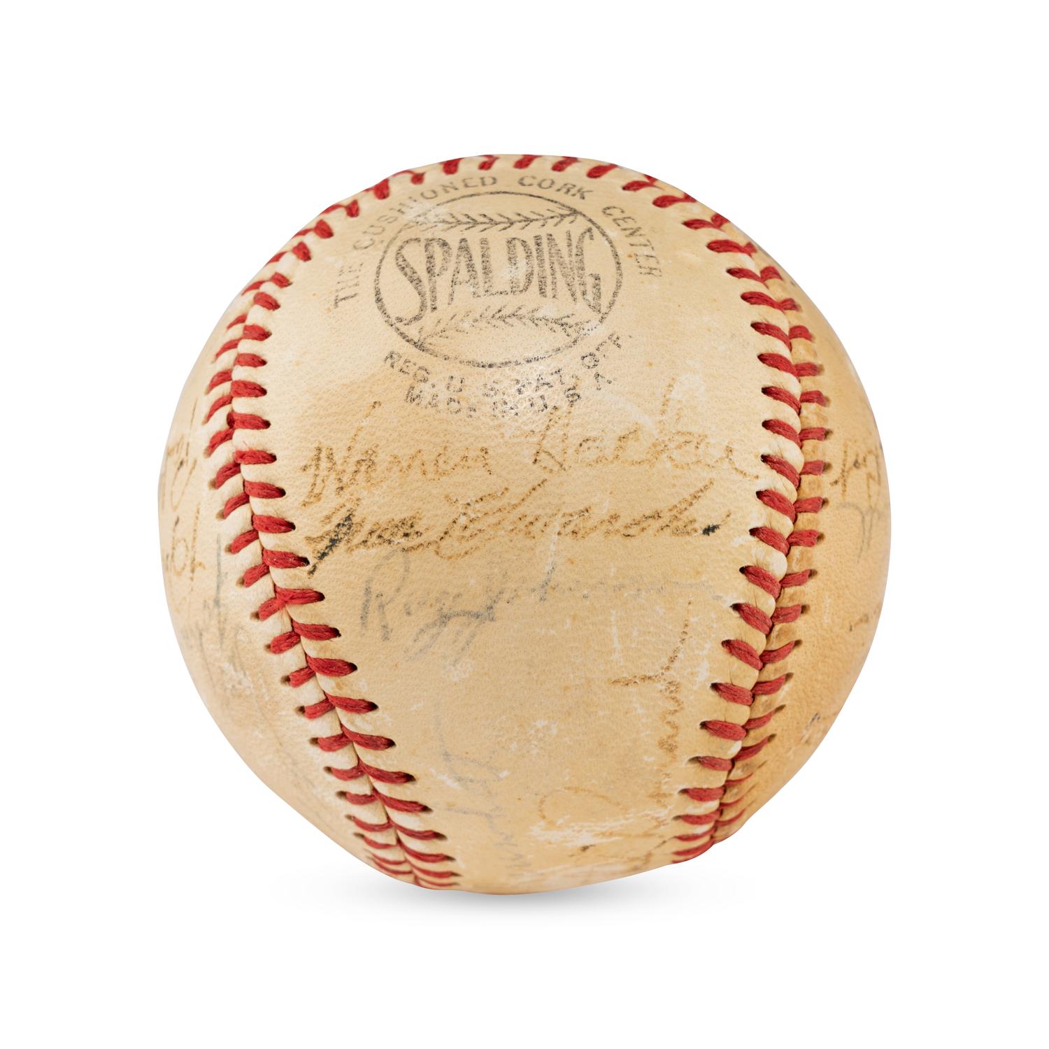A 1952 Chicago Cubs Team Signed Autograph Baseball