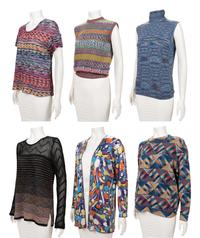 Collection of Seven Missoni Knit Pieces, 1990-2000s