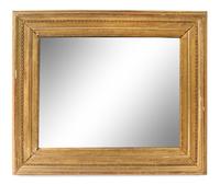 A Continental Giltwood Mirror Height 30 1/4 x width 35 inches. — 19TH CENTURY