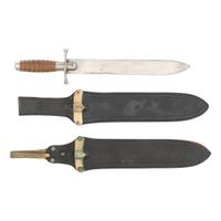 US Model 1887 Hospital Corps Type II Knife (aka M1892) with Both Scabbard Variants