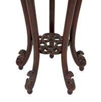 A Chinese Carved Rosewood Jardinière Stand
