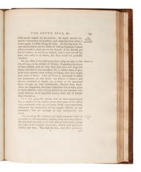 [MUTINY]. BLIGH, William (1754-1817). A Voyage to the South Sea, undertaken by command of His Majesty, for the purpose of Conveying the Bread-Fruit Tree to the West Indies, in His Majesty's Ship the Bounty . London: Printed for George Nicol, 1792.