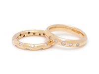 COLLECTION OF YELLOW GOLD AND DIAMOND RINGS
